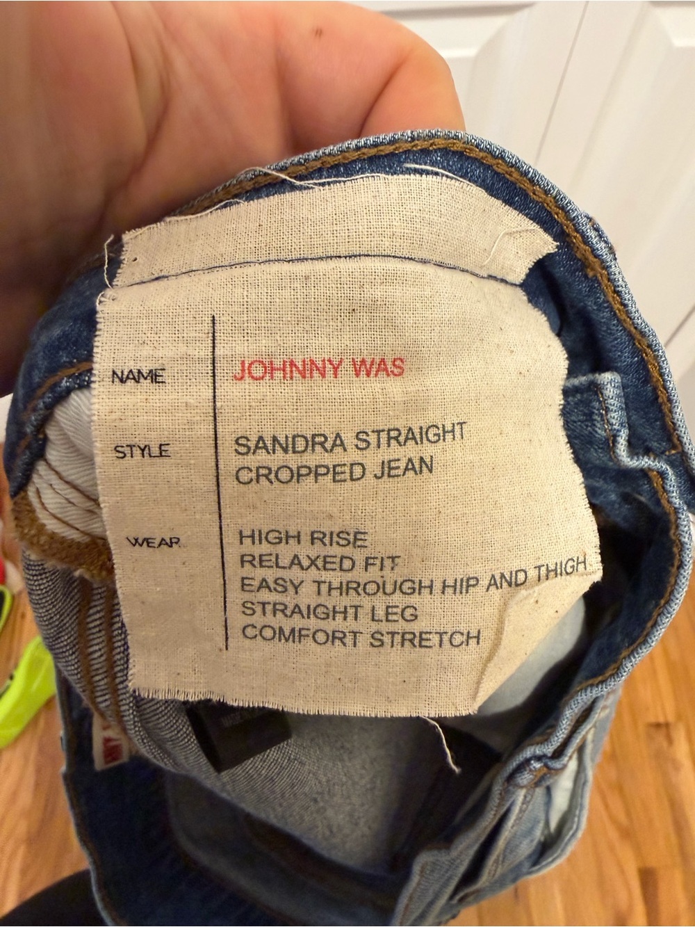 Johnny Was SANDRA STRAIGHT
CROPPED JEAN
HIGH RISE size 26 excellent condition - Picture 10 of 15